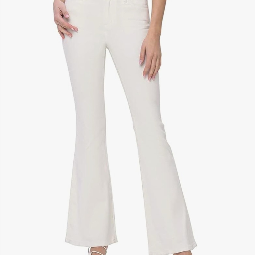 Flying Monkey Cream Flare Jeans